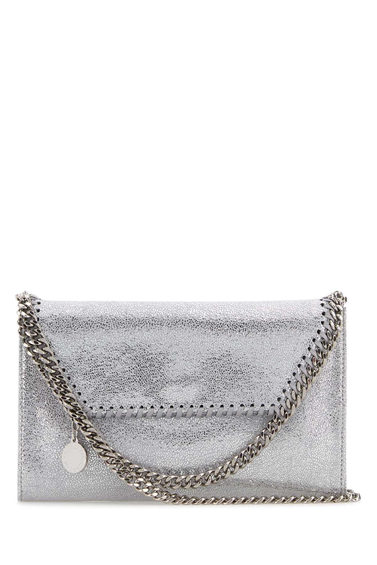 Silver Polyester Borse A Tracolla