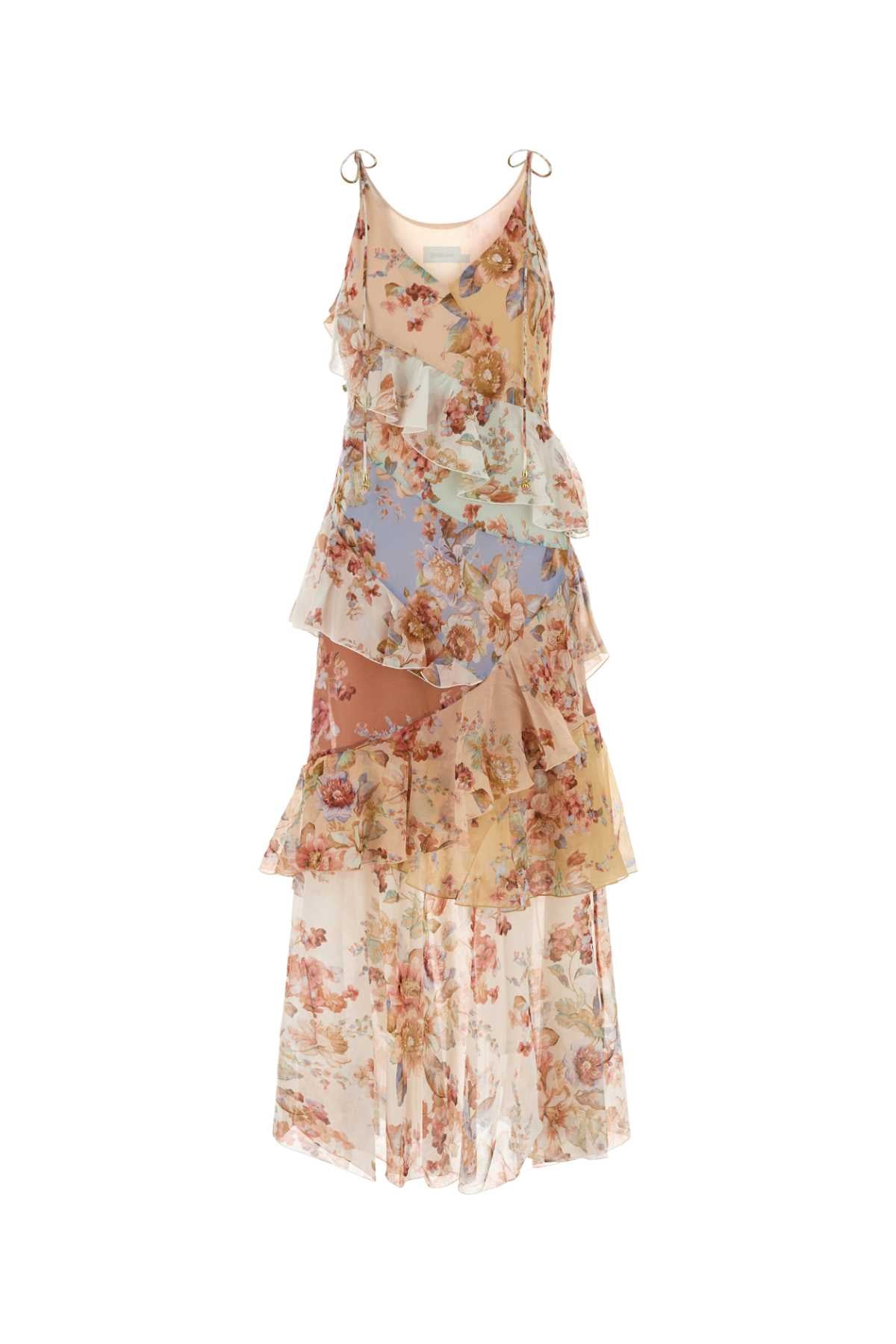 Splicedprint Cotton Silk Abiti