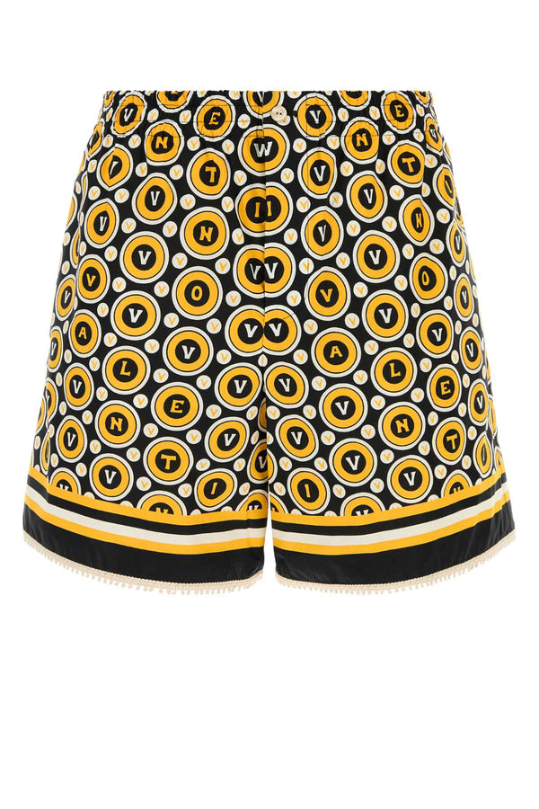 Valentino Garavani 100% Cotton bermuda shorts in multicolor