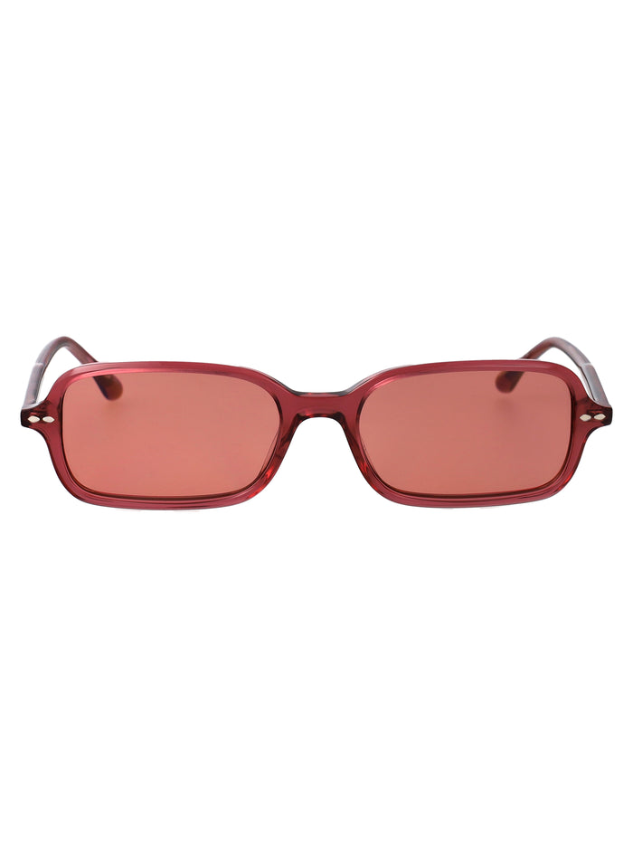 Im 0258-S C9a Red Acetate Sunglasses