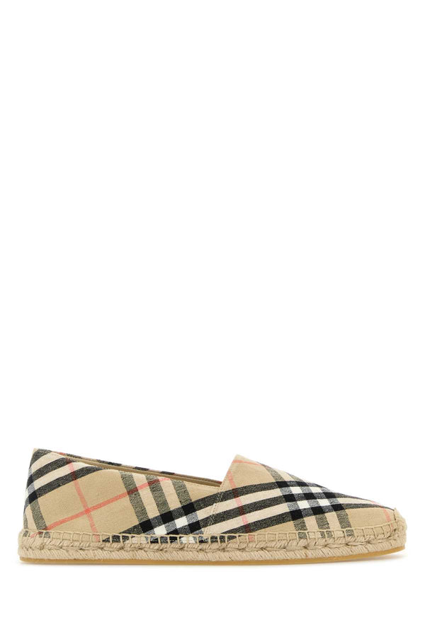 Burberry Sandals 97% Linen espadrille in beige
