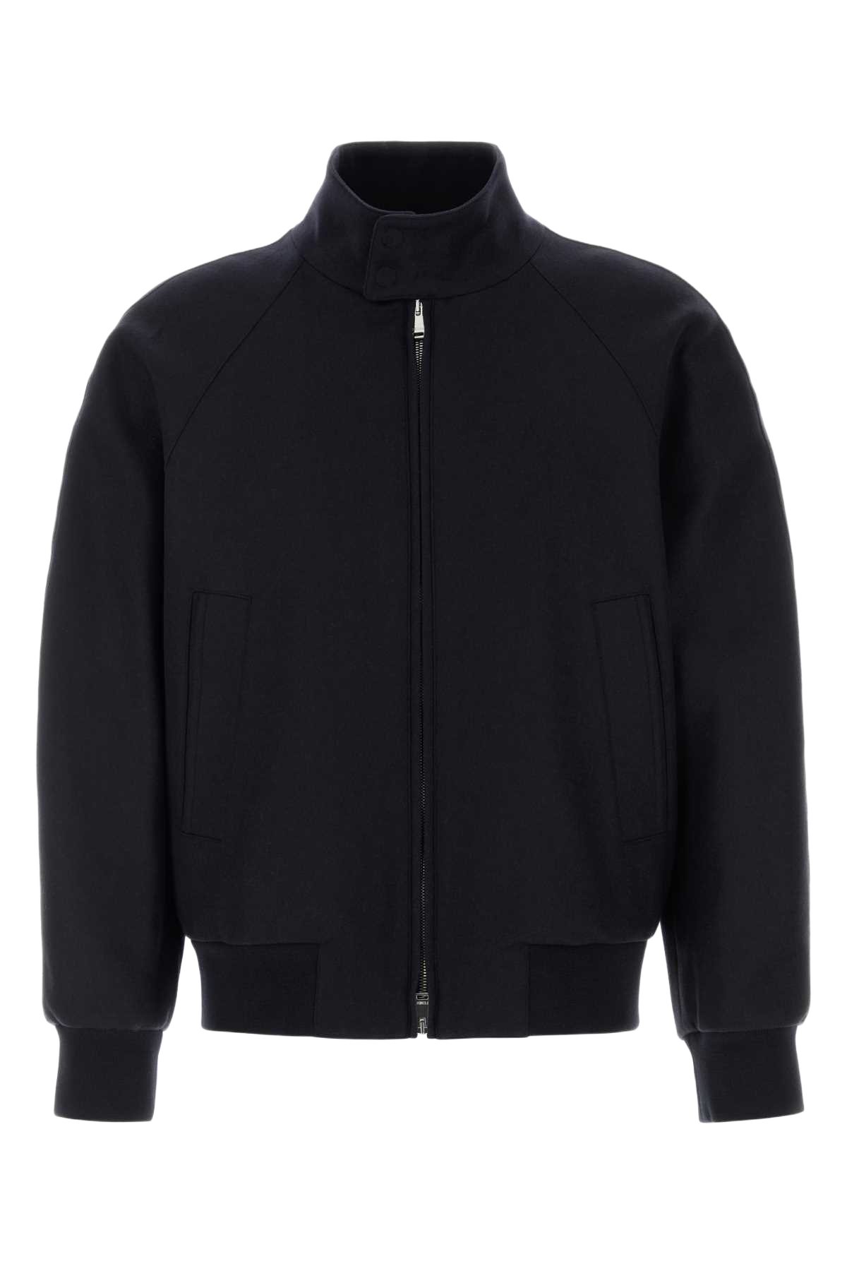 Midnight Blue Stretch Cashmere Jacket Moonlight Giacche E Gilet