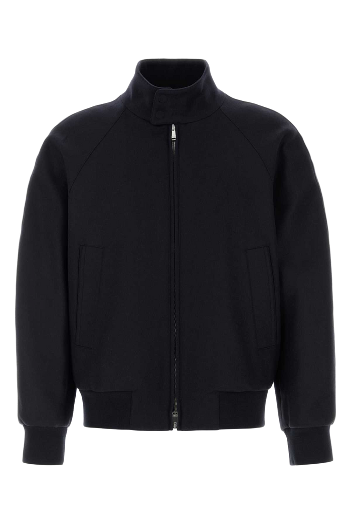Midnight Blue Stretch Cashmere Jacket Moonlight Giacche E Gilet