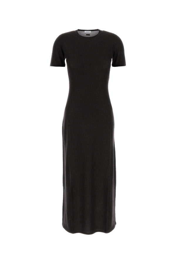 Ferragamo Darexpmel 35% Cashmere dress in black
