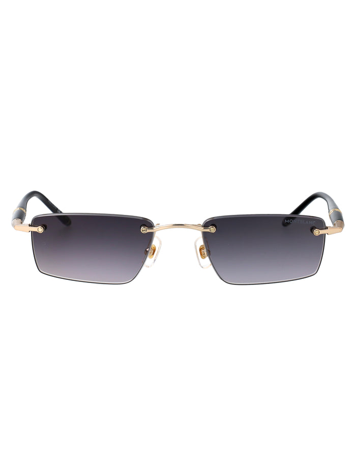Mb0484s Gold-black-grey Metal Sunglasses