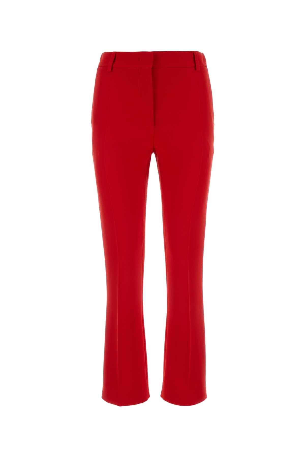 Red Cady Pant Rosso Exterior: Silk Pantaloni