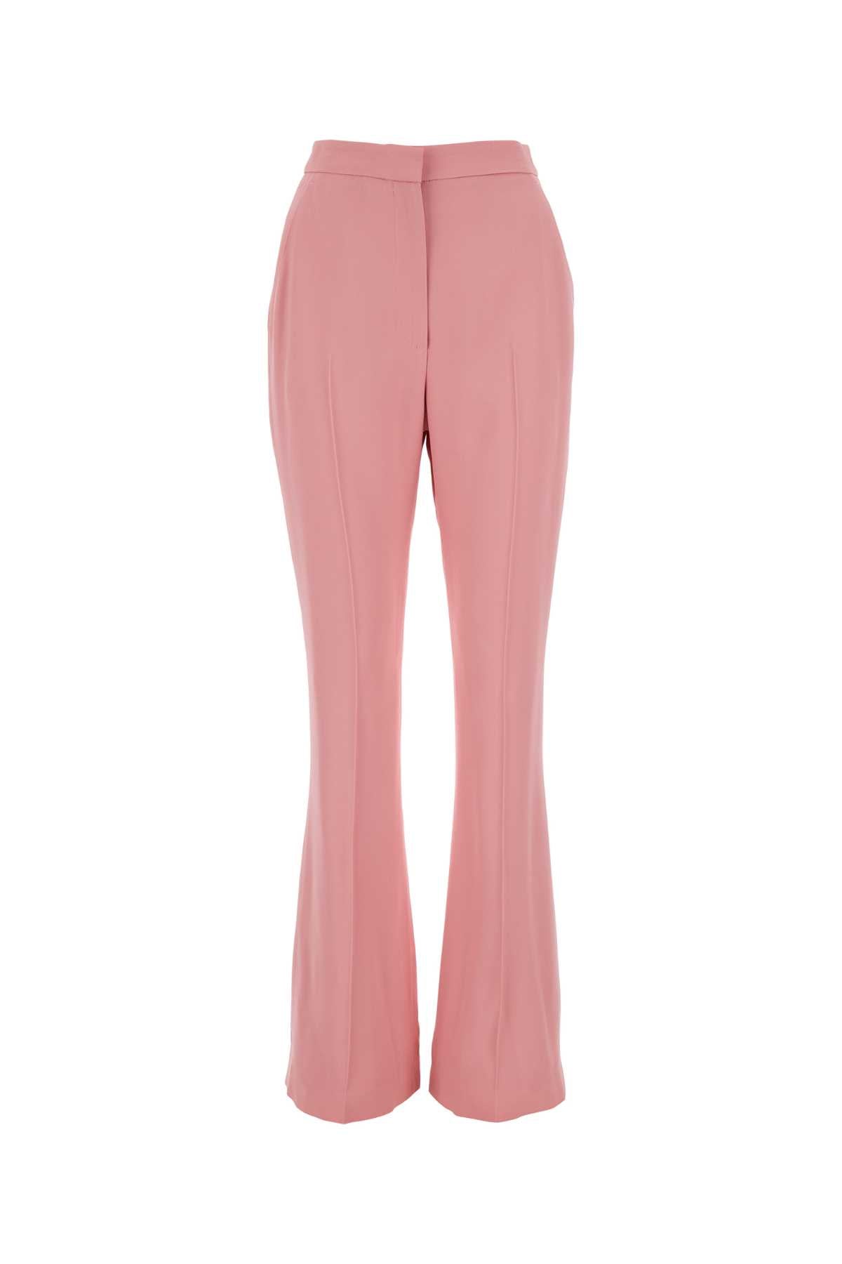 Pink Crepe Cigarette Pant Cherryblossompink Exterior: Viscose Acetate Pantaloni