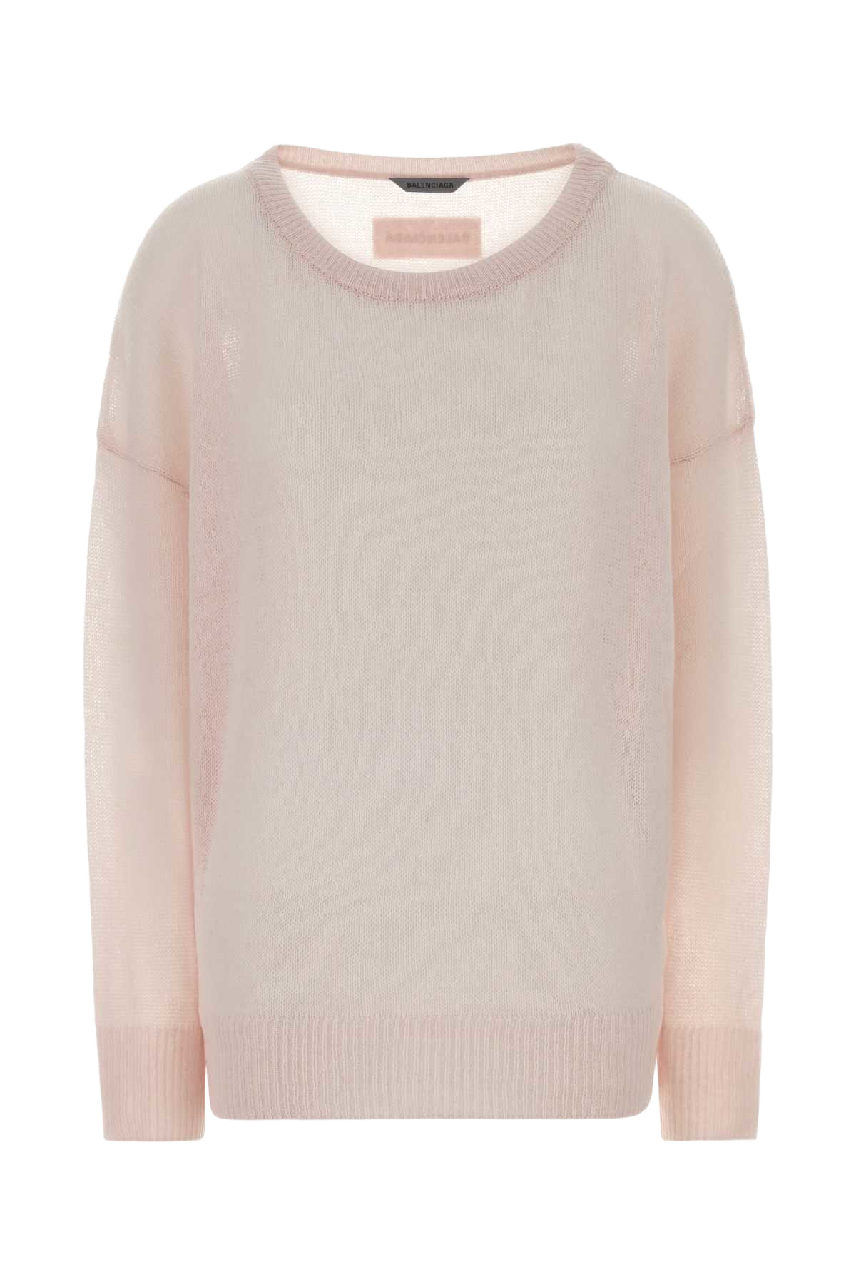 Pastel Pink Cashmere Oversize Sweater Dustypink Exterior: Giubbini