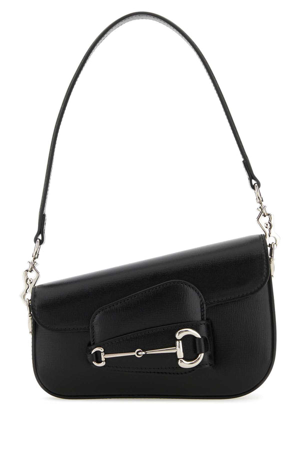 Gucci Exterior: 100% Fabric; Lining: 100% Fabric; Finishing: Silver metal shoulder bag in black