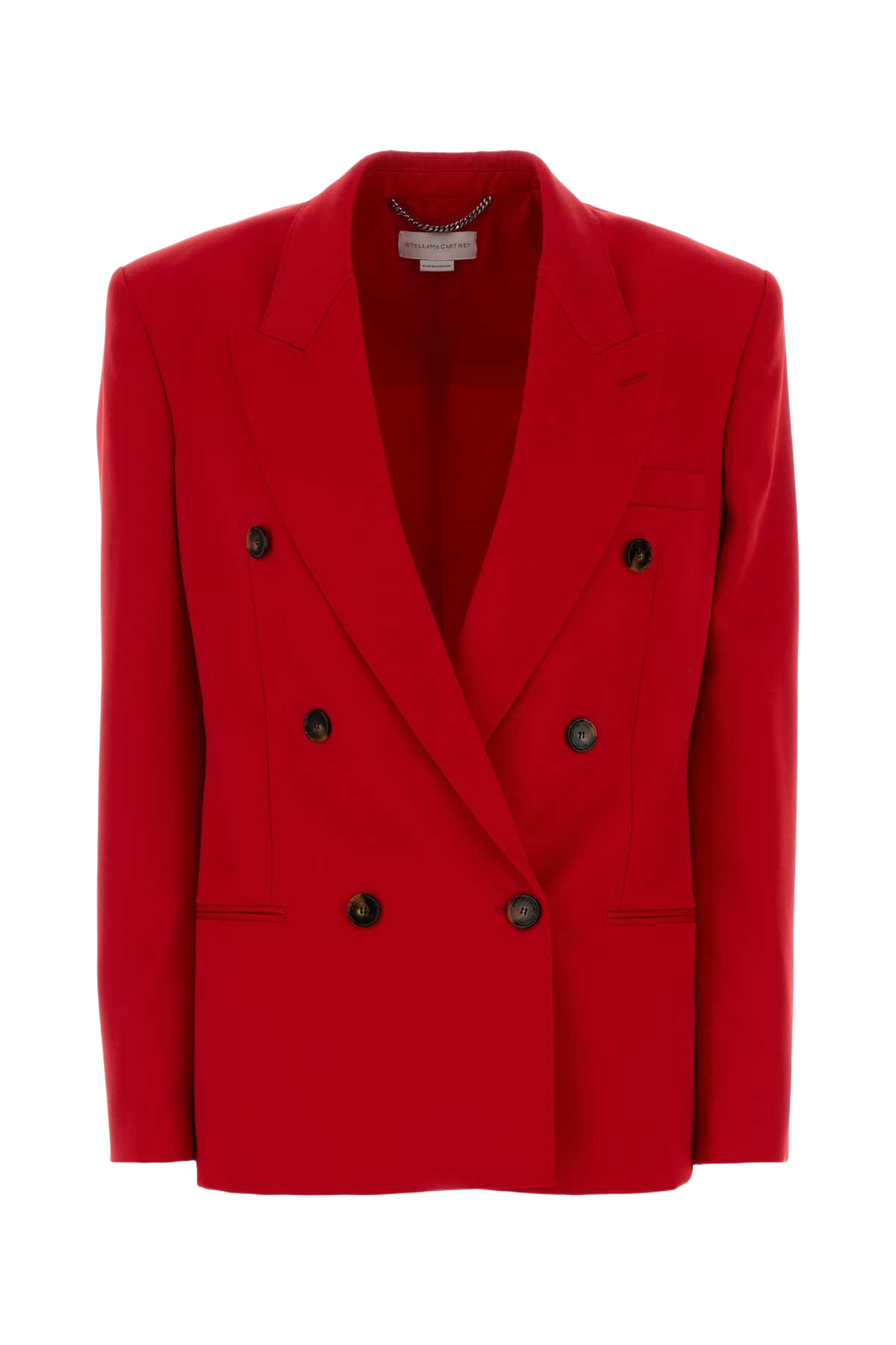 Red Wool Blazer Lipstickred Giacche E Gilet