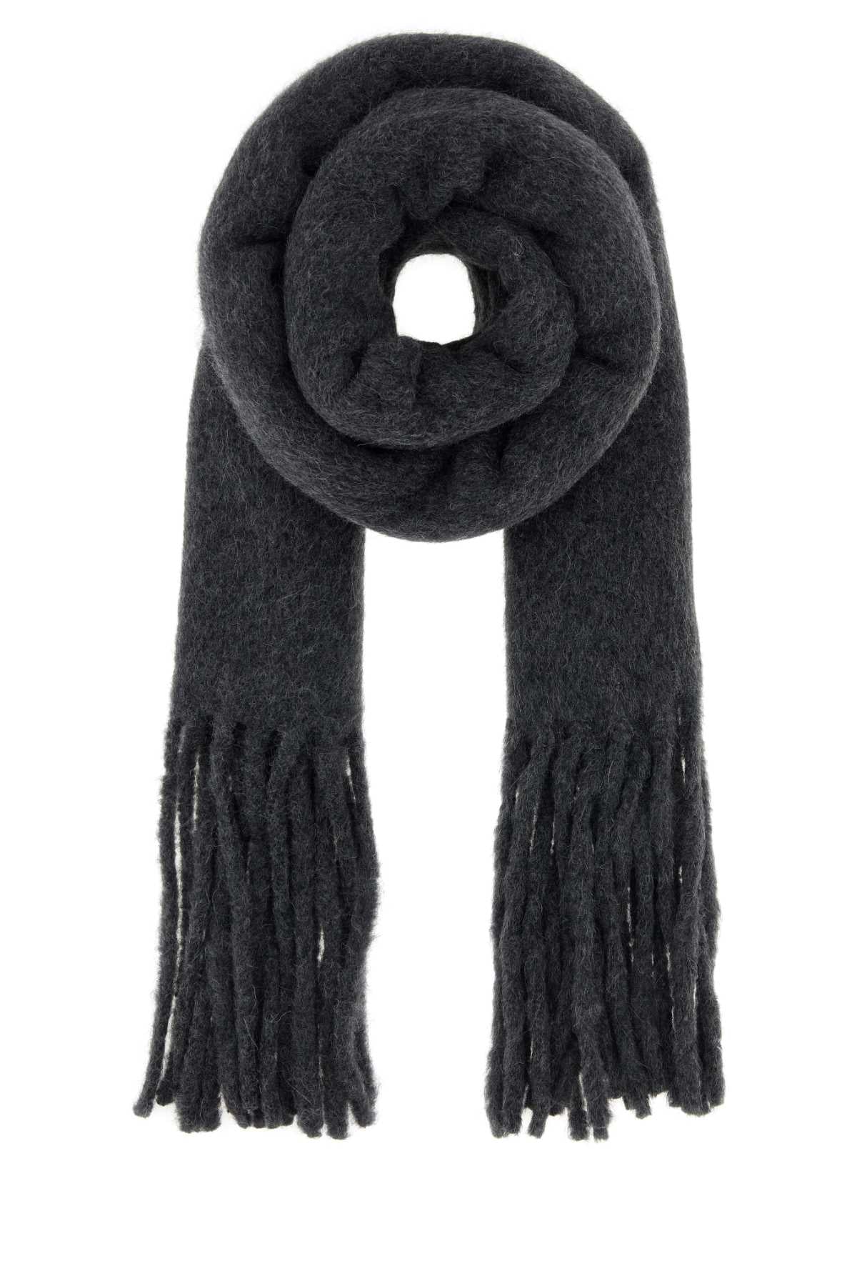 Santo Anthracitemelange Exterior: Alpaca Nylon Sciarpe E Foulard
