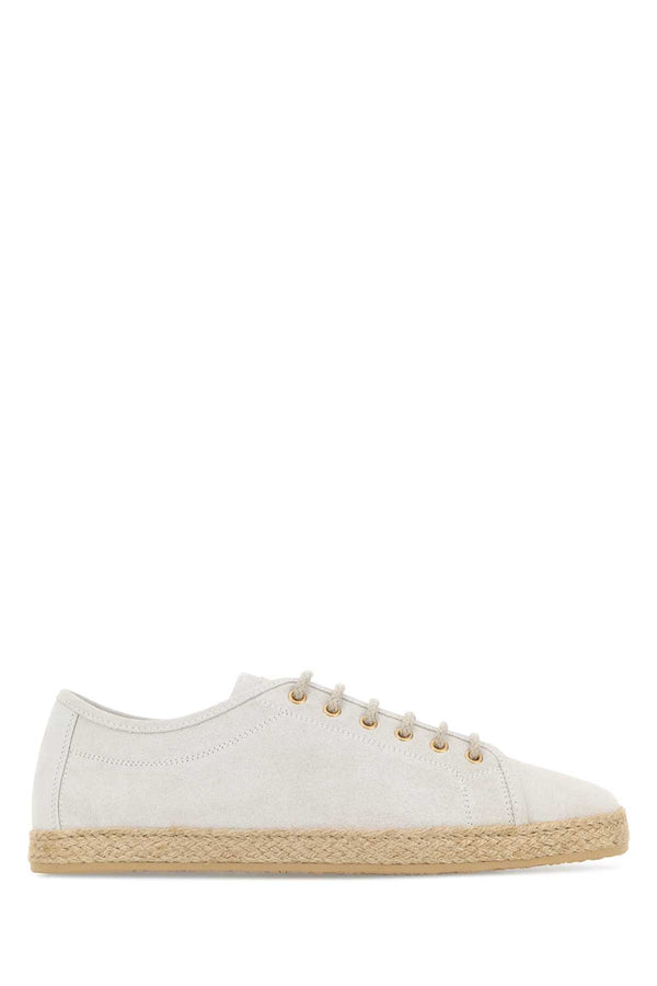 Brunello Cucinelli Espadrillas Exterior: 100% Suede; Interior: 100% Leather; Sole: Rubber espadrille in beige