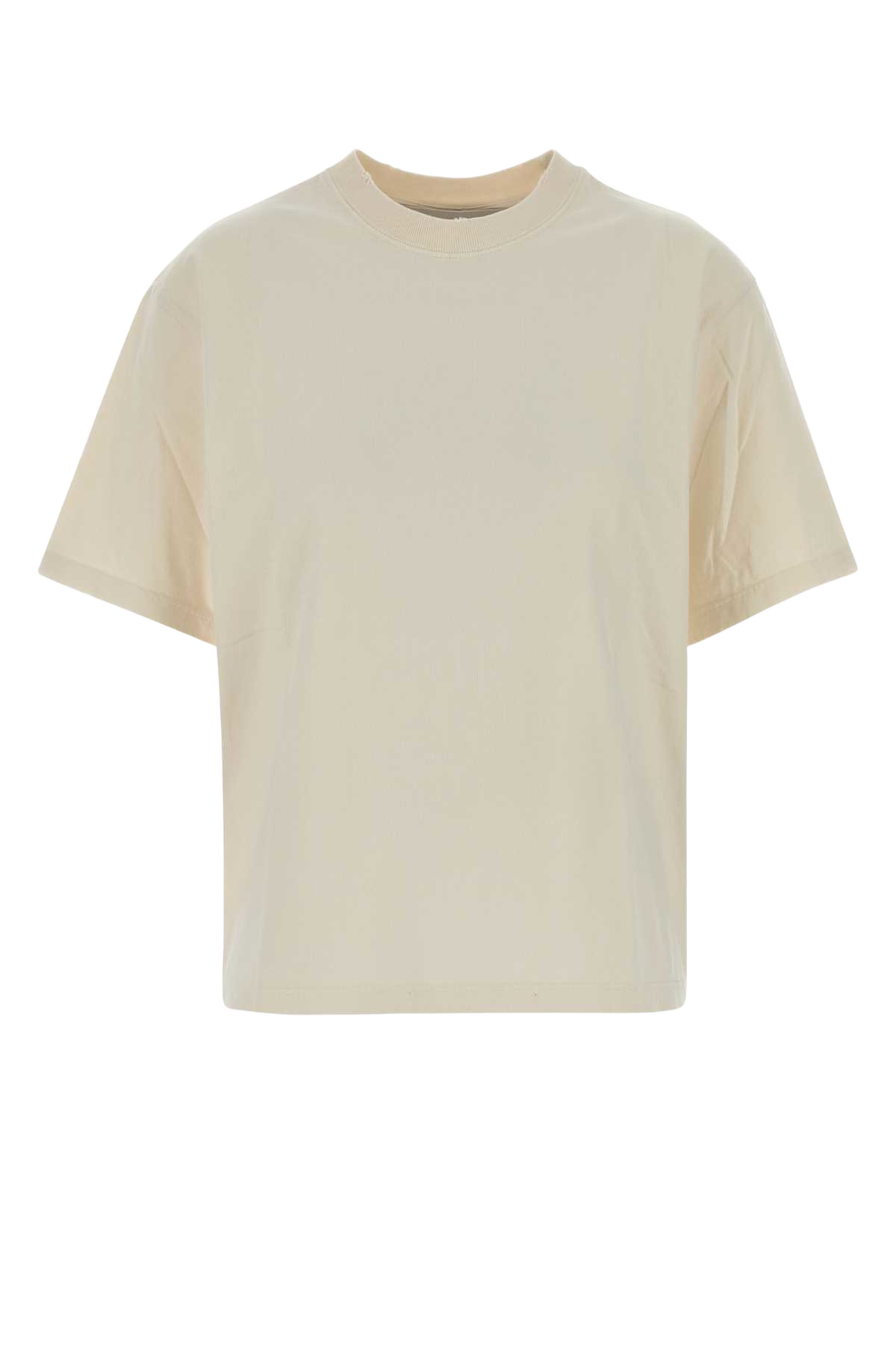 Cream Cotton T-Shirt Heritagewhite Exterior