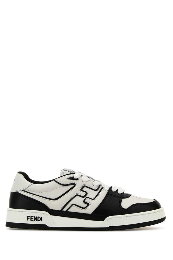 Fendi Exterior: 100% Leather; Interior: 100% Fabric; Sole: Rubber sneakers in multicolor