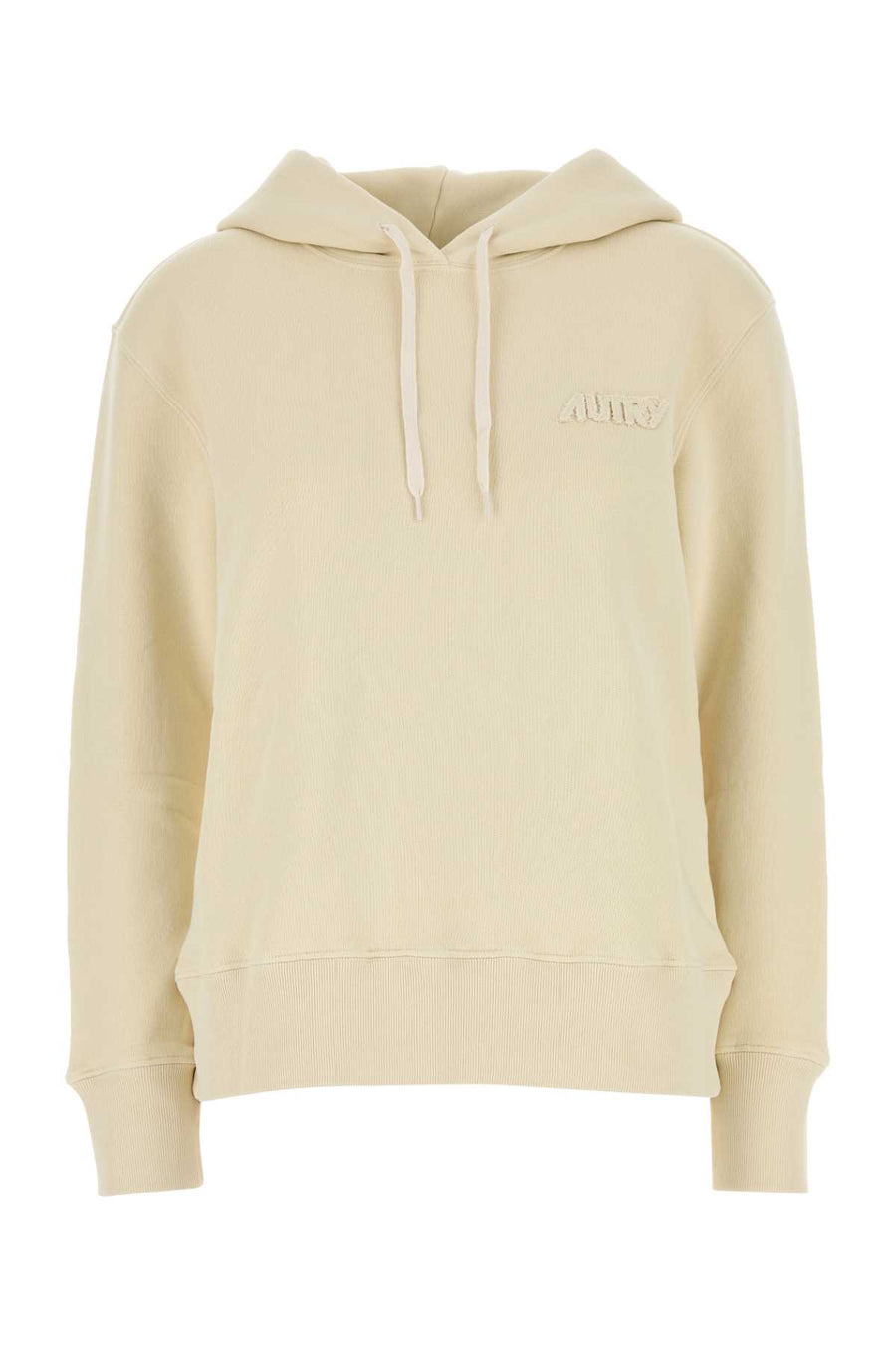 Autry 100% Cotton hoodie in beige