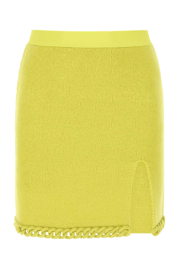 Bottega Veneta 100% Wool skirt in yellow