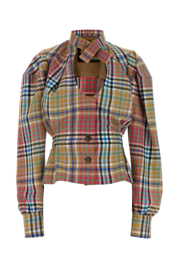Vivienne Westwood Ensemble 100% Virgin wool blazer in multicolor