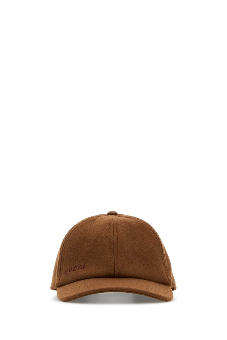 Gucci HAT 100% Wool baseball cap in brown