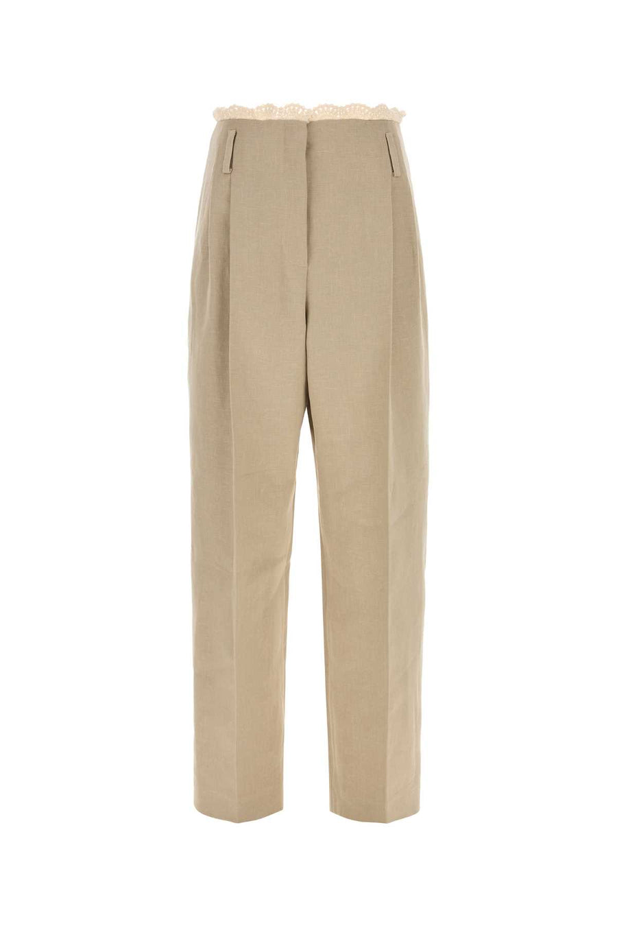 Magda Butrym Pants 99% Linen trousers in beige