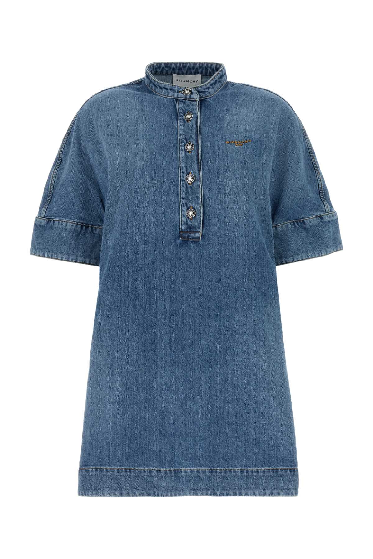 Denim Dress Mediumblue Exterior: Cotton Abiti