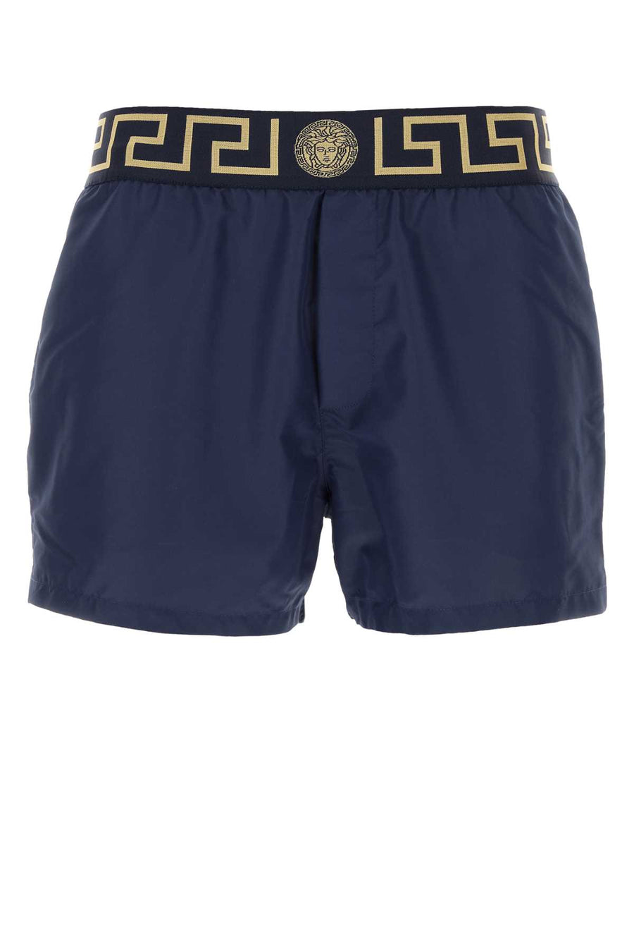 Versace Outer: 100% Polyester; Lining: 94% Nylon swimming shorts in navy