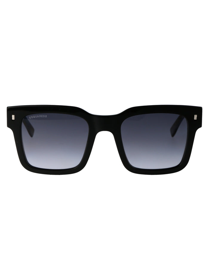 Icon 0010-S 807 Black Acetate Sunglasses