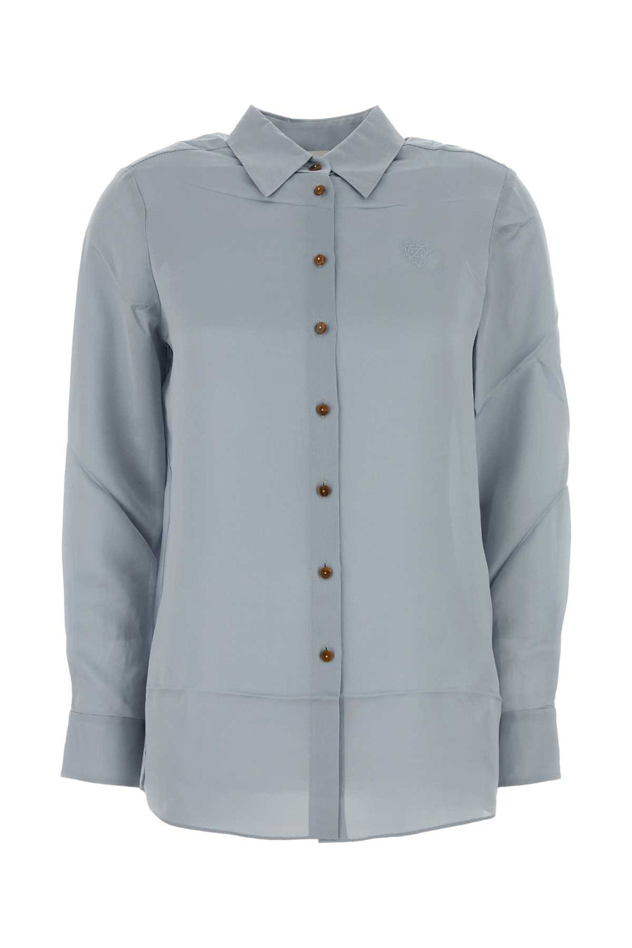 Zimmermann Powb 100% Silk shirt in blue