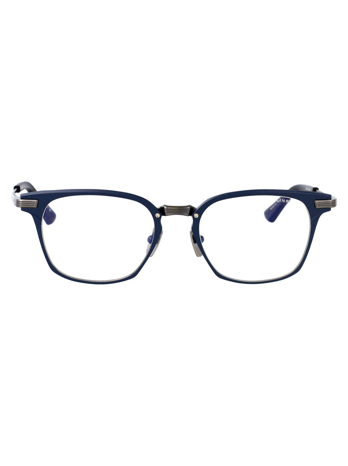 Linrcon Matte Navy - Antique Silver Metal Optical