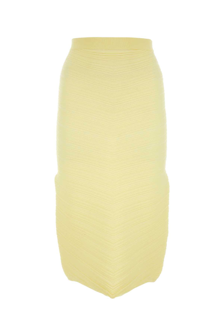 Bottega Veneta 70% Cotton skirt in yellow