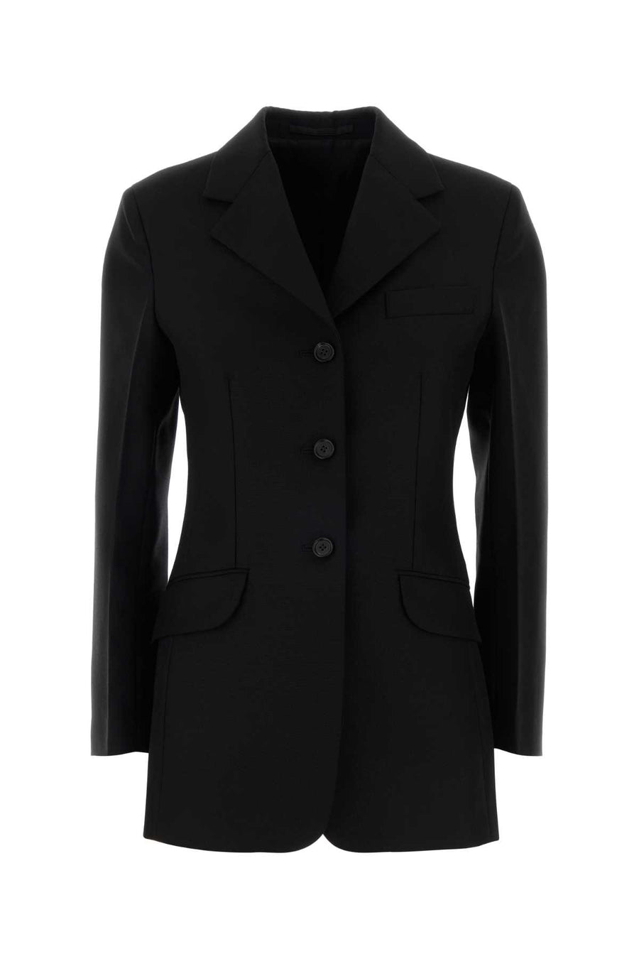 Jil Sander Exterior: 70% Wool 30% Mohair blazer in black
