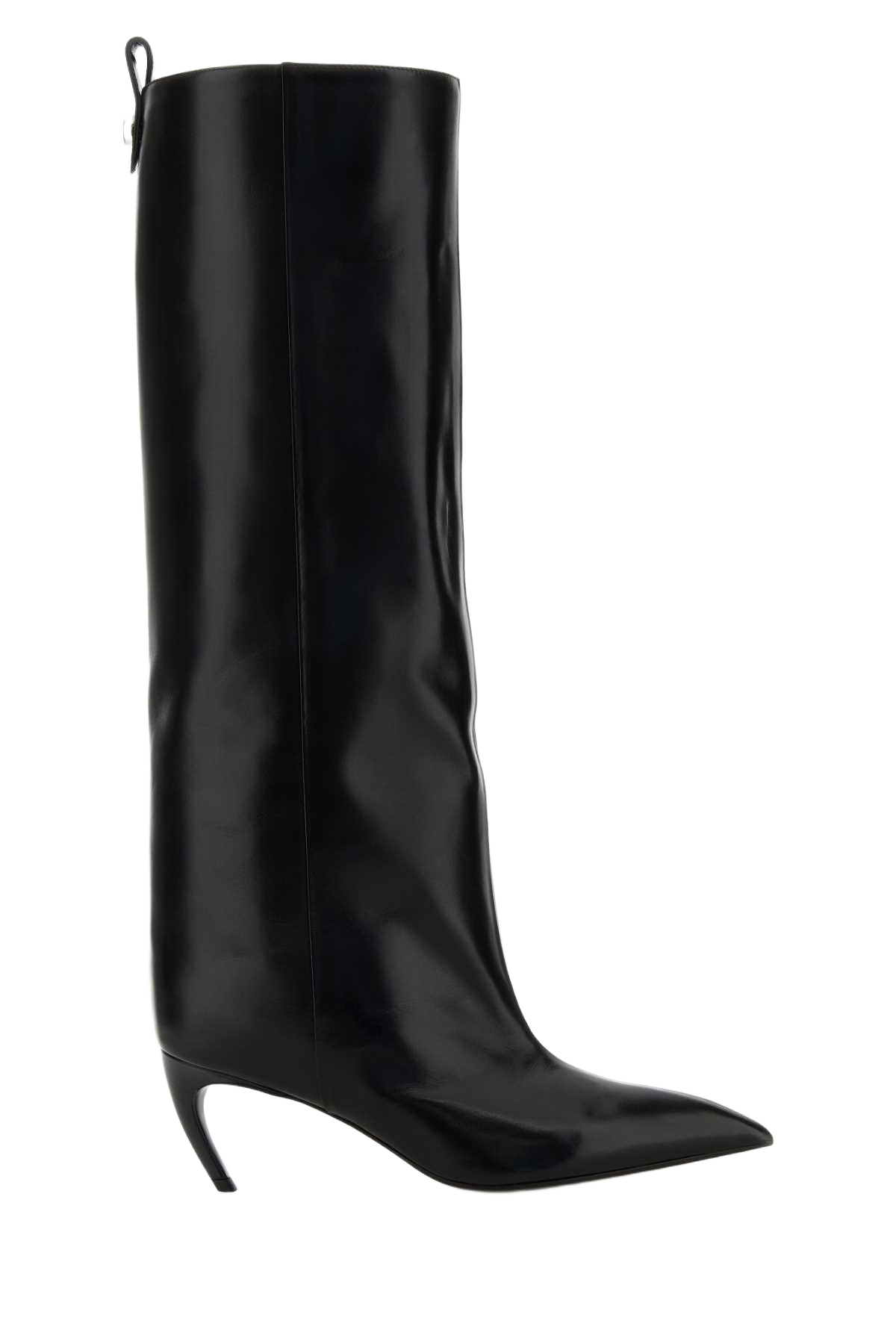 Black Leather Lea Boots Stivali