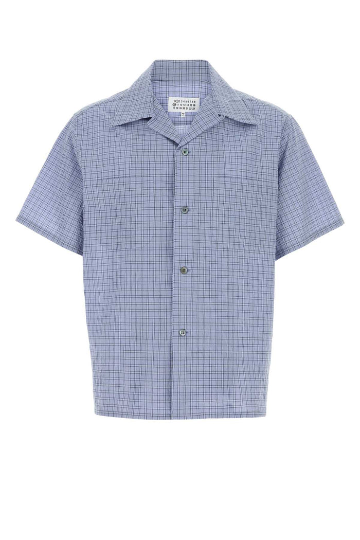 Skyblue Exterior: Cotton Elastane Camicie