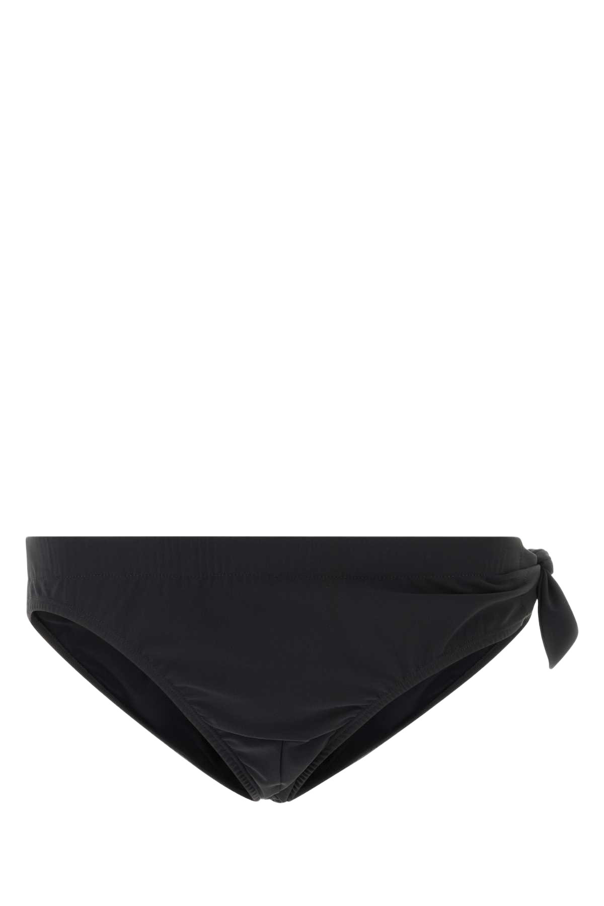 Black Stretch Nylon Swimming Brief Wembbianconightgreen Costumi Da Bagno