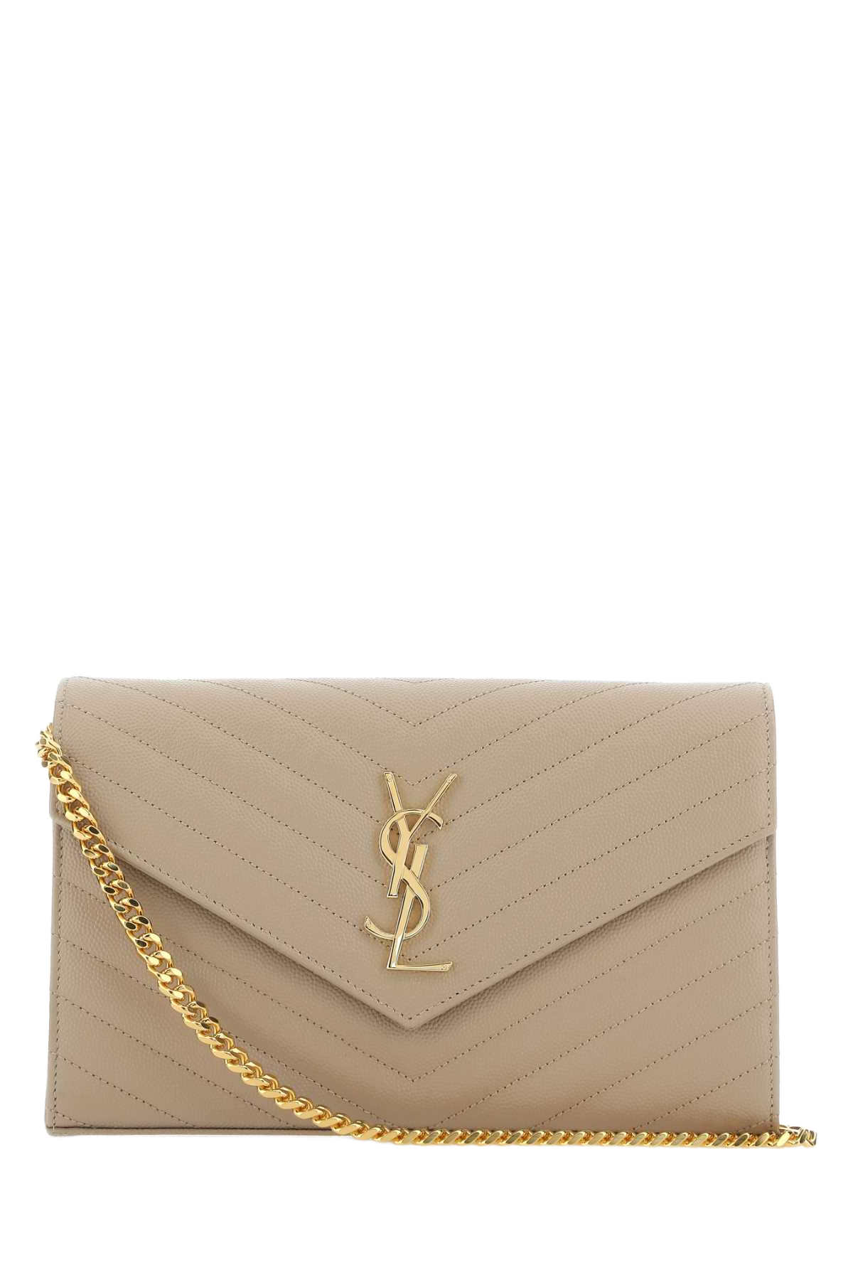 Cappuccino Leather Clutch 2721 Portafogli