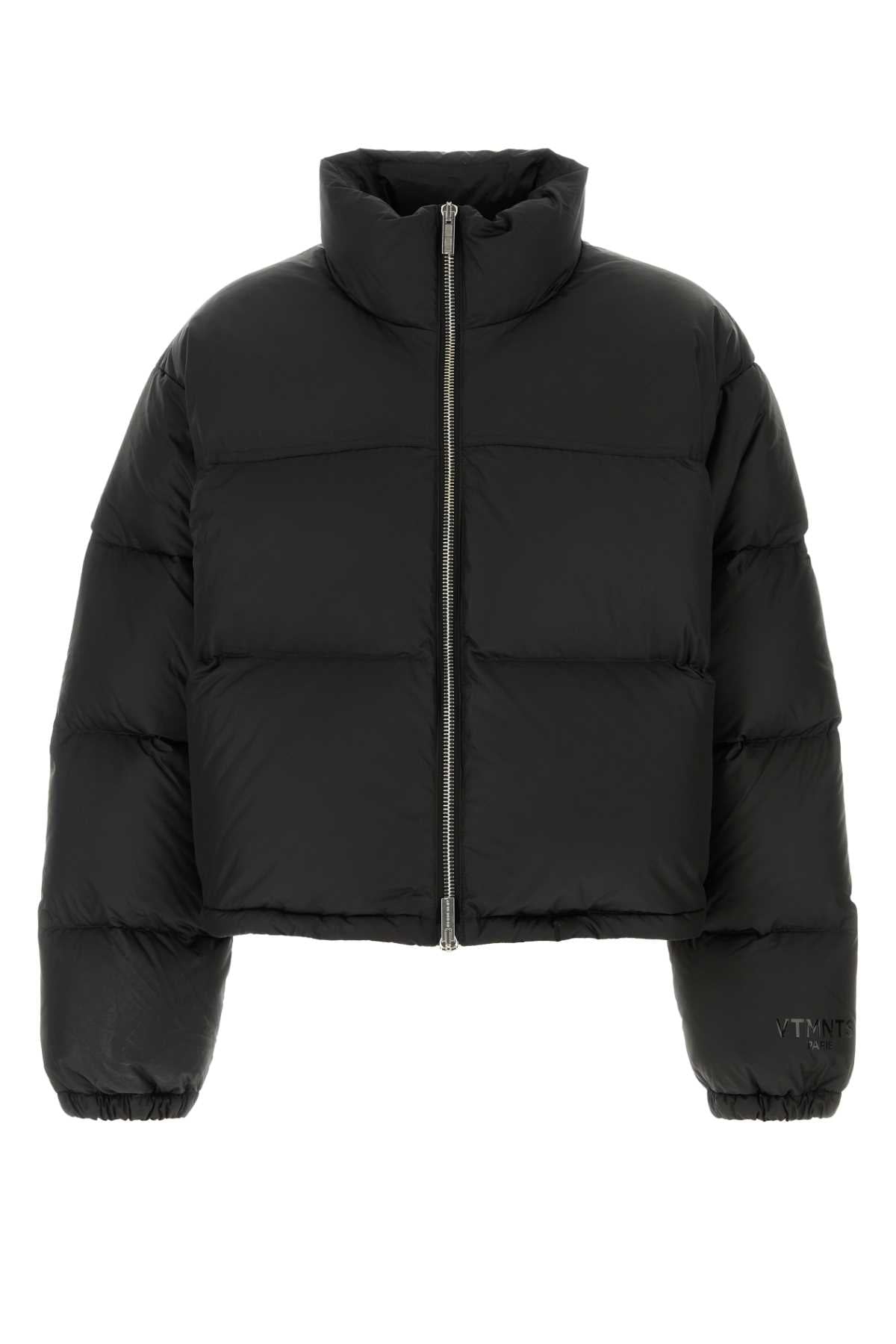 Black Polyester Down Jacket Piumini