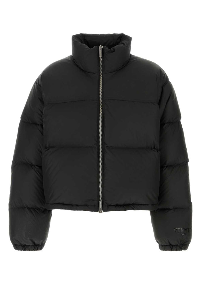Black Polyester Down Jacket Piumini