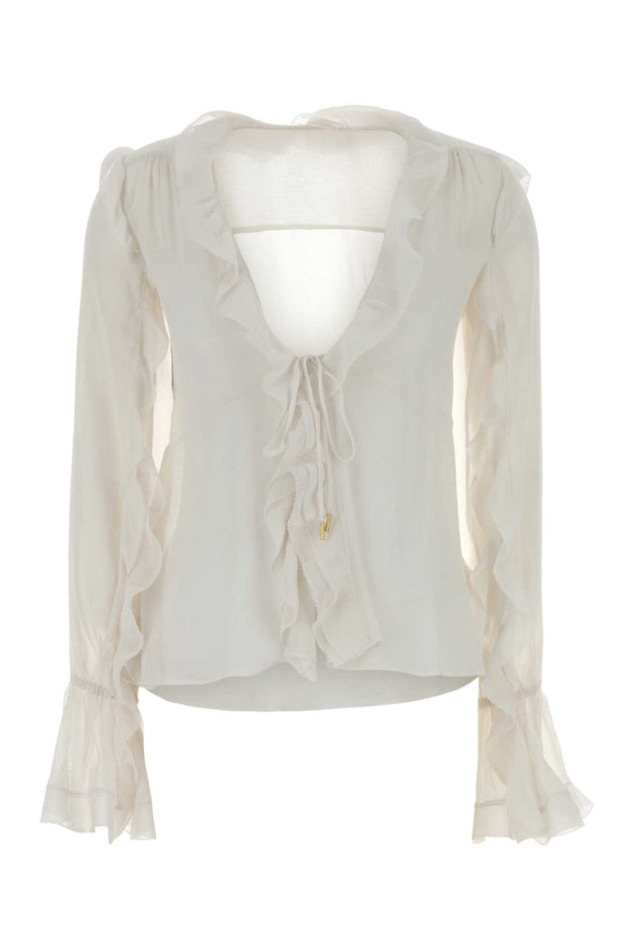 A02111617 0003 Avorio Exterior: Acetate Silk Camicie