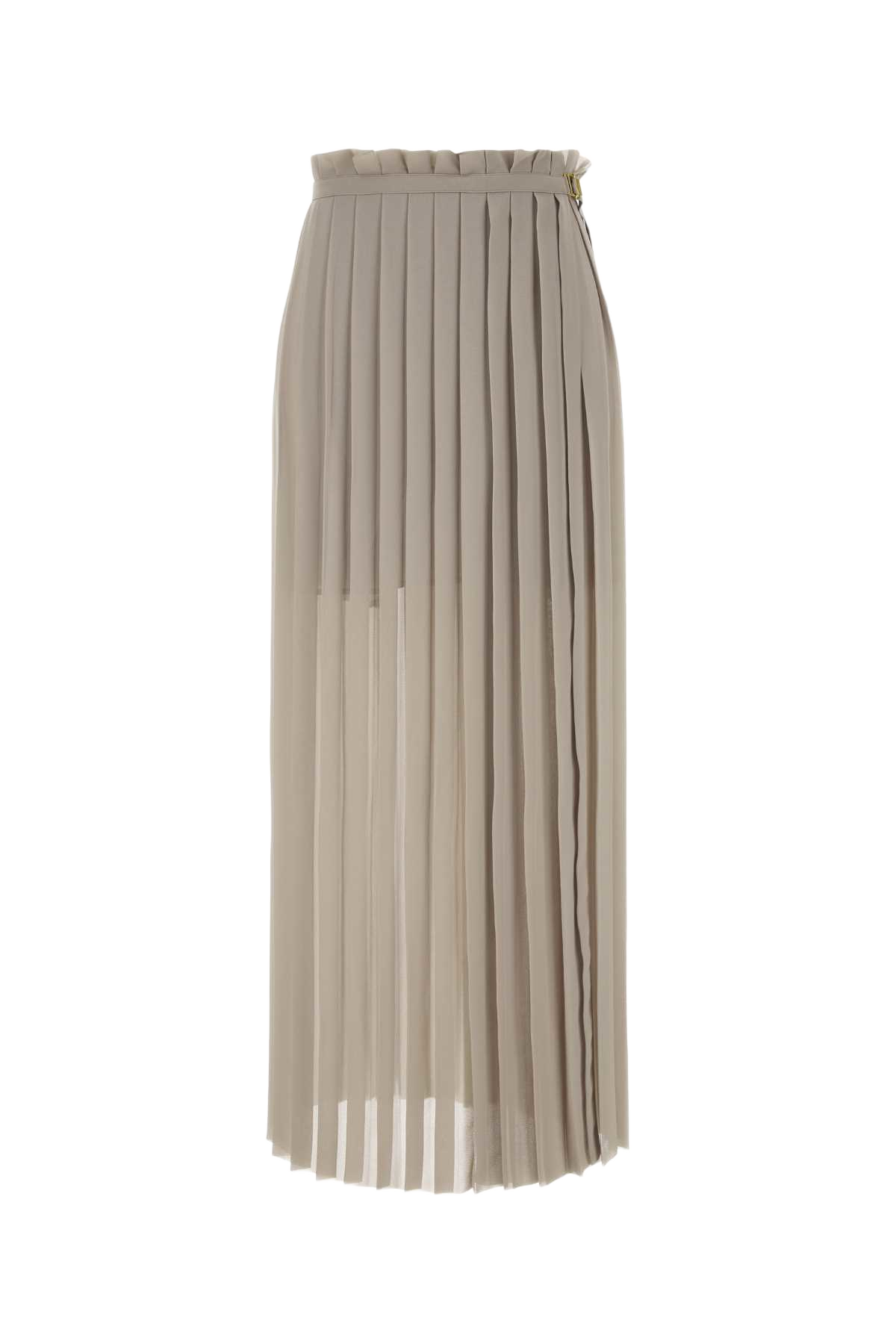 Cappuccino Polyester Skirt Ash Gonne