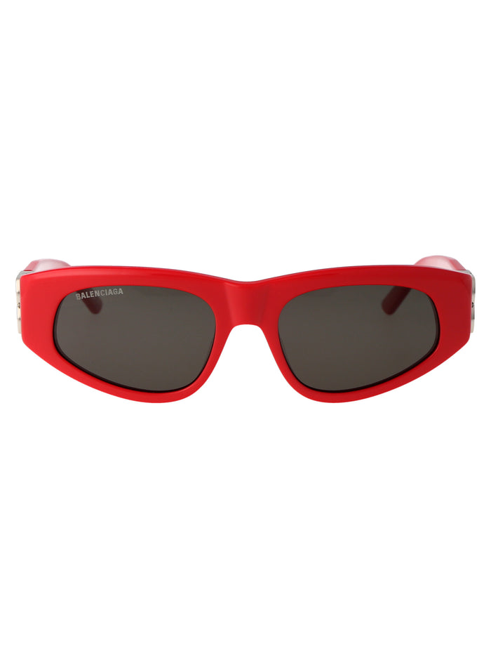 Bb0095s 016 Red Silver Grey Acetate Sunglasses