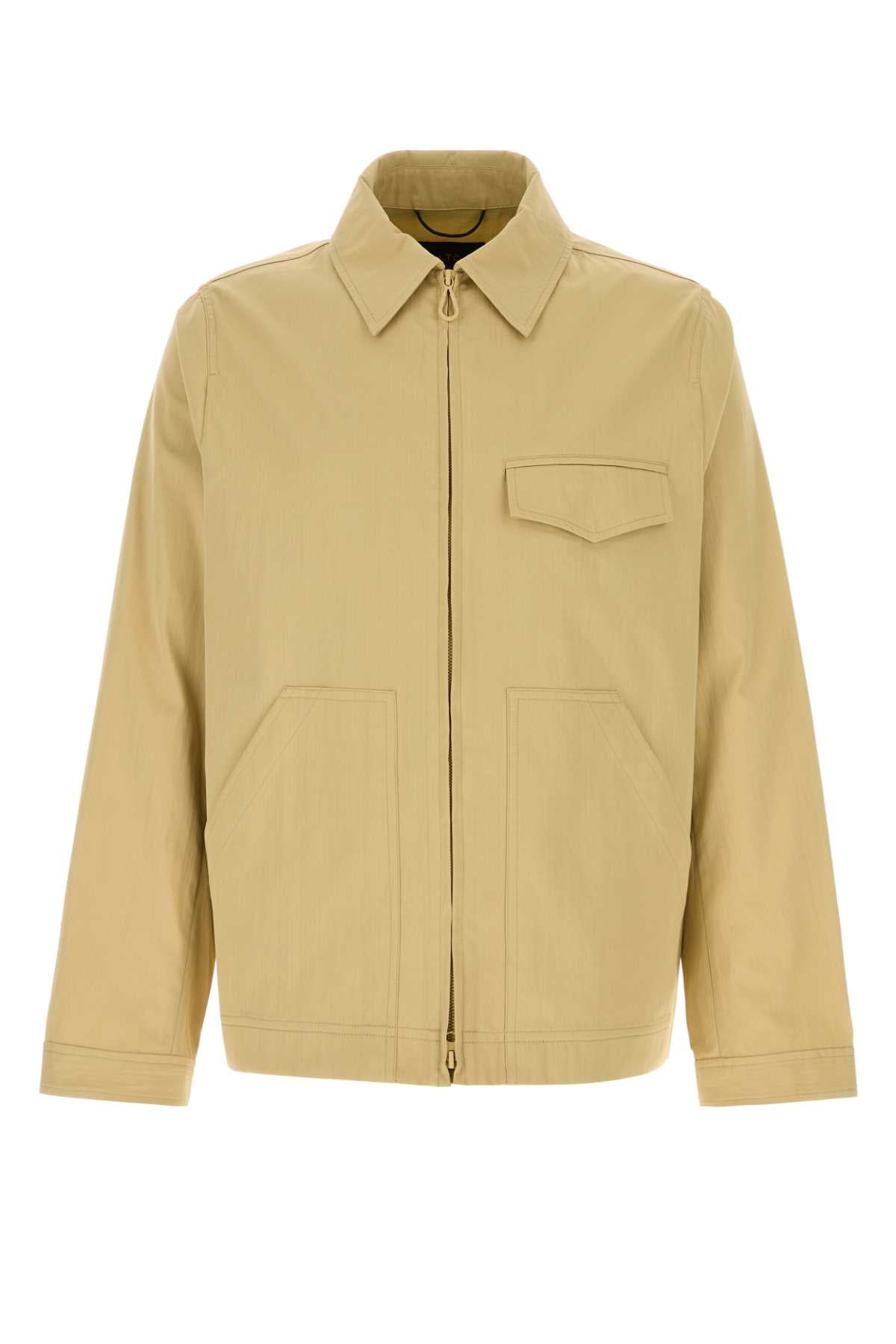 Beige Cotton Blend Dante Jacket Giubbini