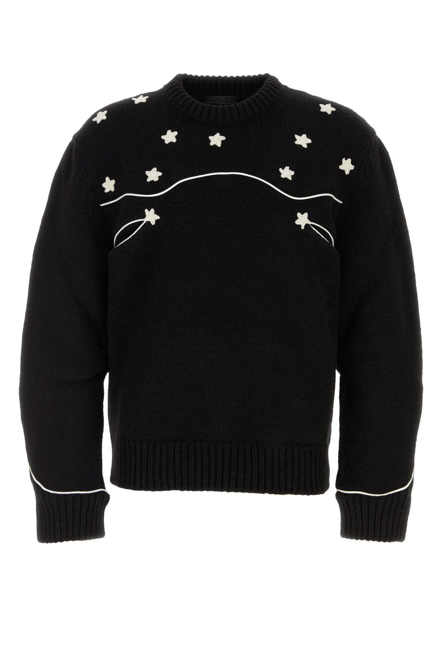 Prada 100% wool sweater in black