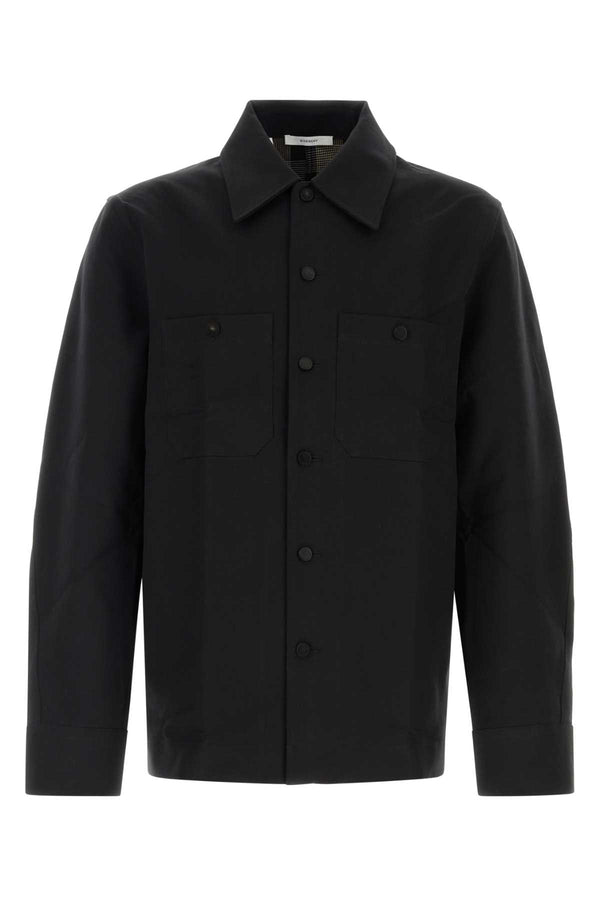 Givenchy Seam 100% Cotton overshirt in black