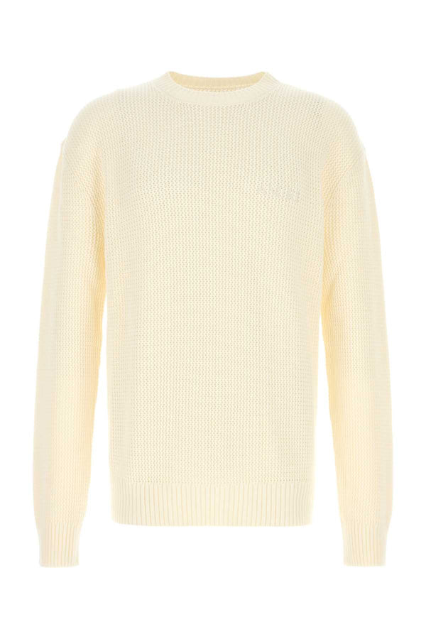 Amiri Crochet 100% Cotton sweater in beige