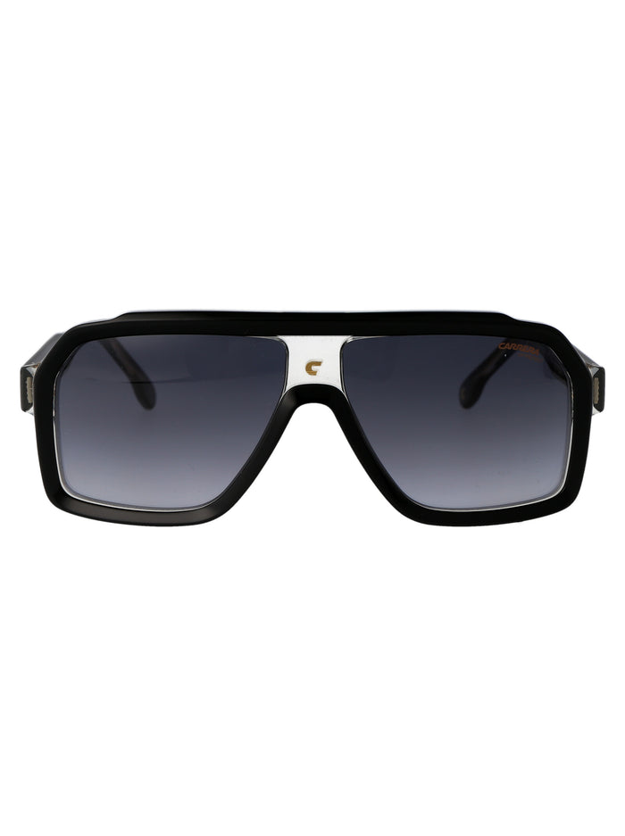 Carrera 1053-S 08a Black Grey Acetate Sunglasses