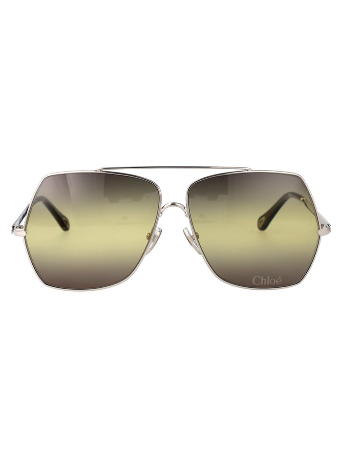 Ch0278s Silver-silver-grey Metal Sunglasses