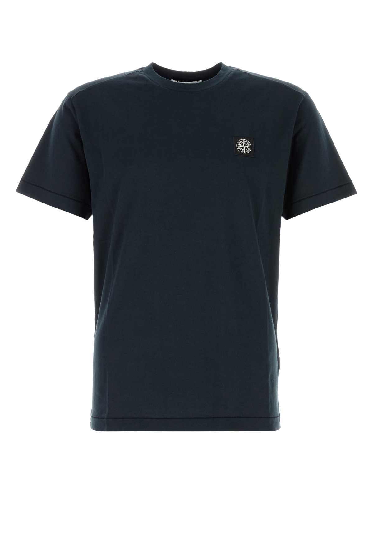 Navy Exterior: Cotton T-shirt