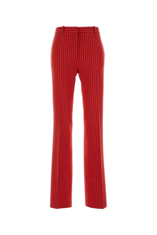 Oriane Paris 66% Viscose trousers in red