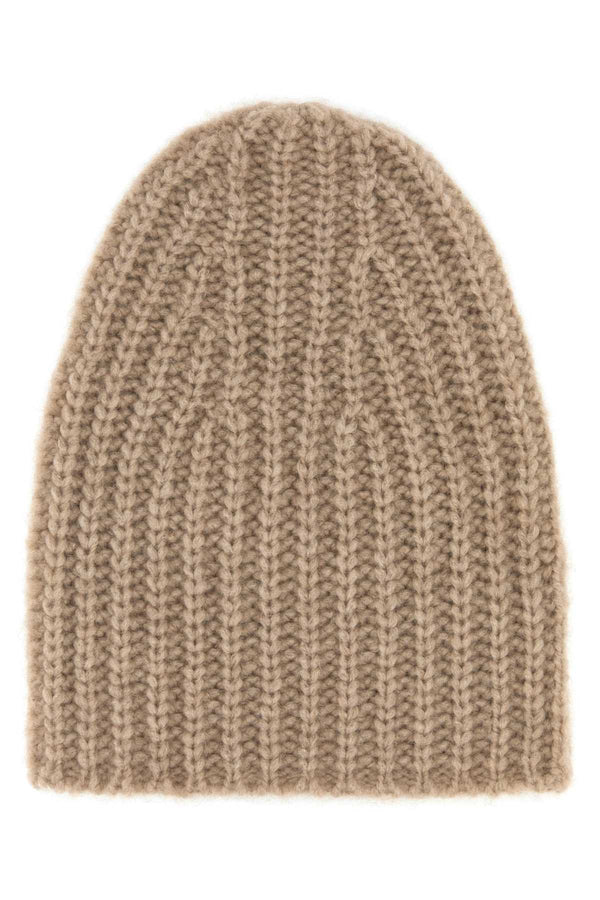 The Row Beanie 100% Cashmere beanie in beige