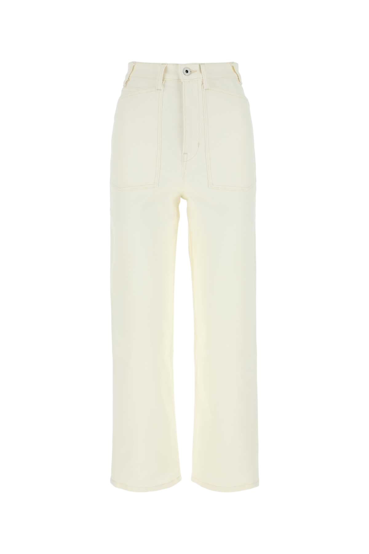 Ivory Denim Jeans Wb Exterior: Cotton Elastane