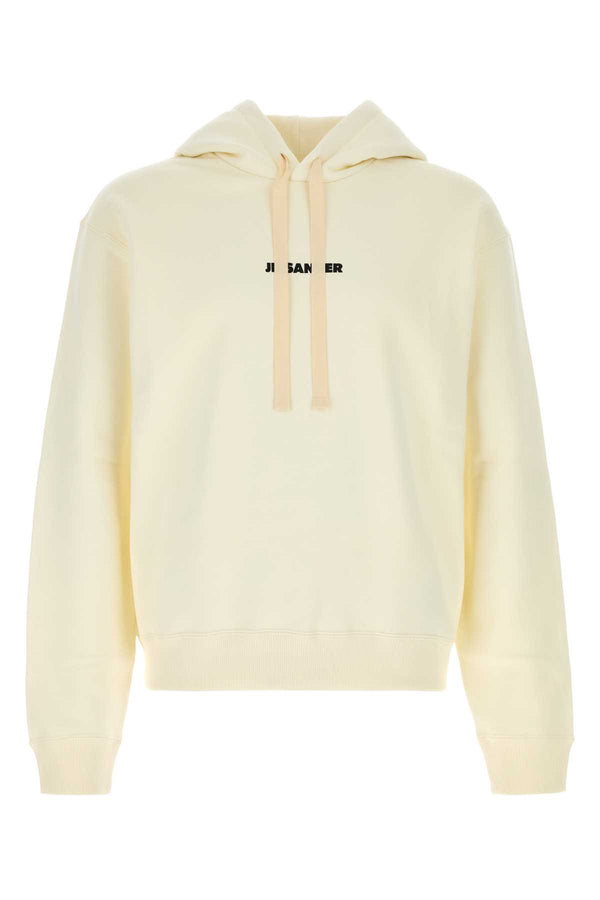 Jil Sander 100% Cotton hoodie in beige